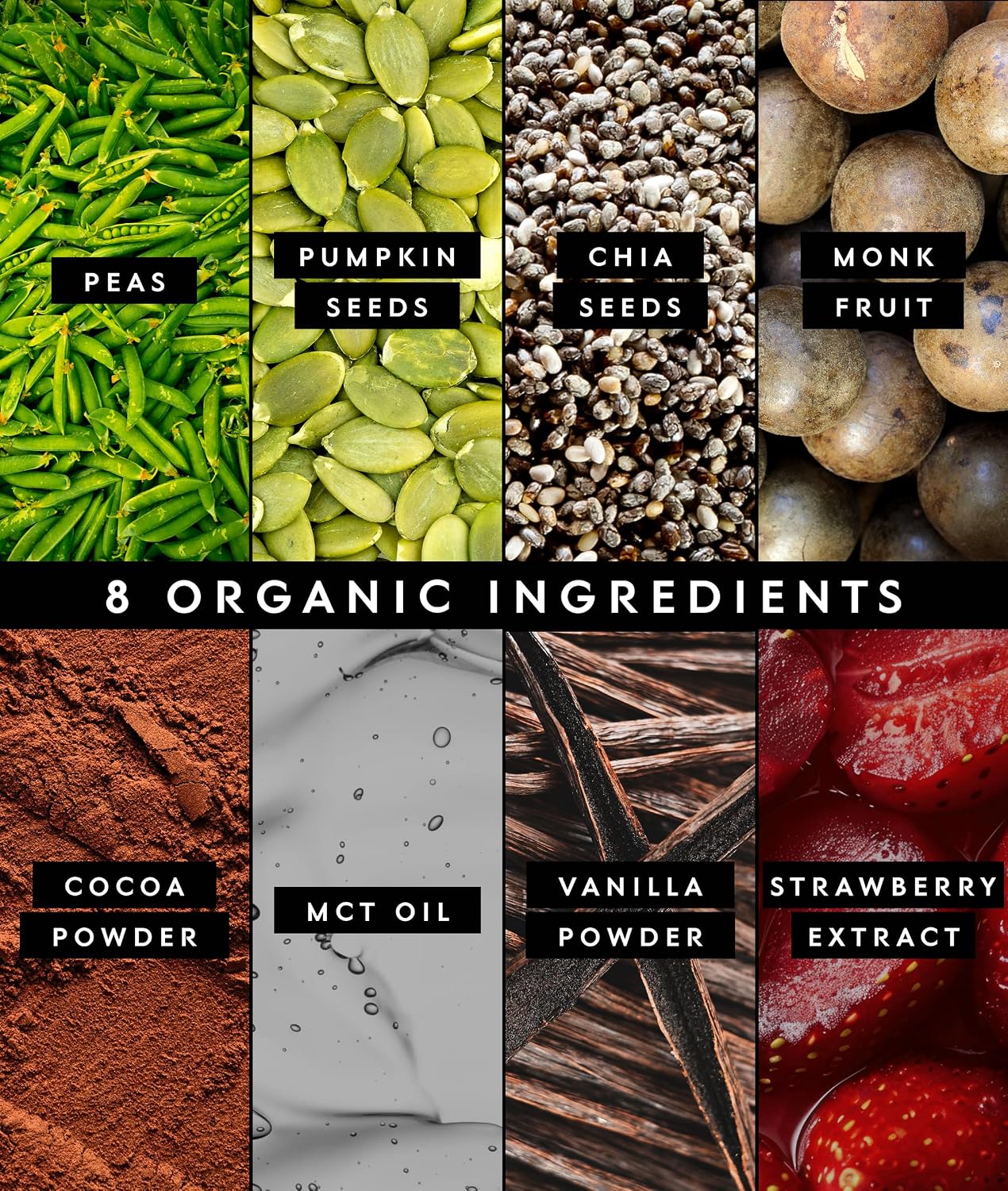 Truvani Organic Plant Based Protein Powder | Chocolate Peanut Butter