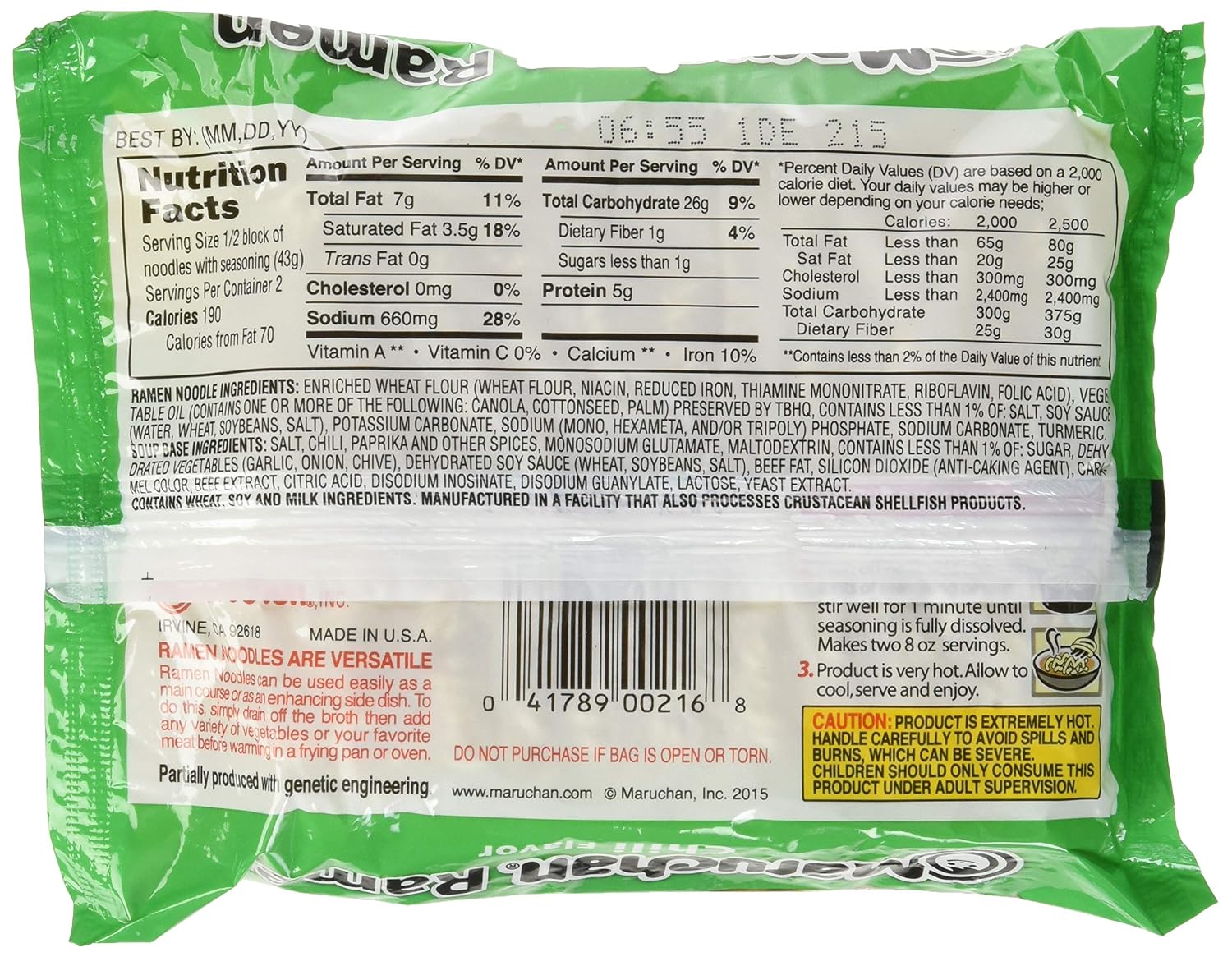Maruchan Ramen Noodle Soup, Pork Flavor – Japanese-Style Instant Noodles, Quick & Easy Meal for Kids, Students & Busy Families – 3 Oz. (24 Pack)