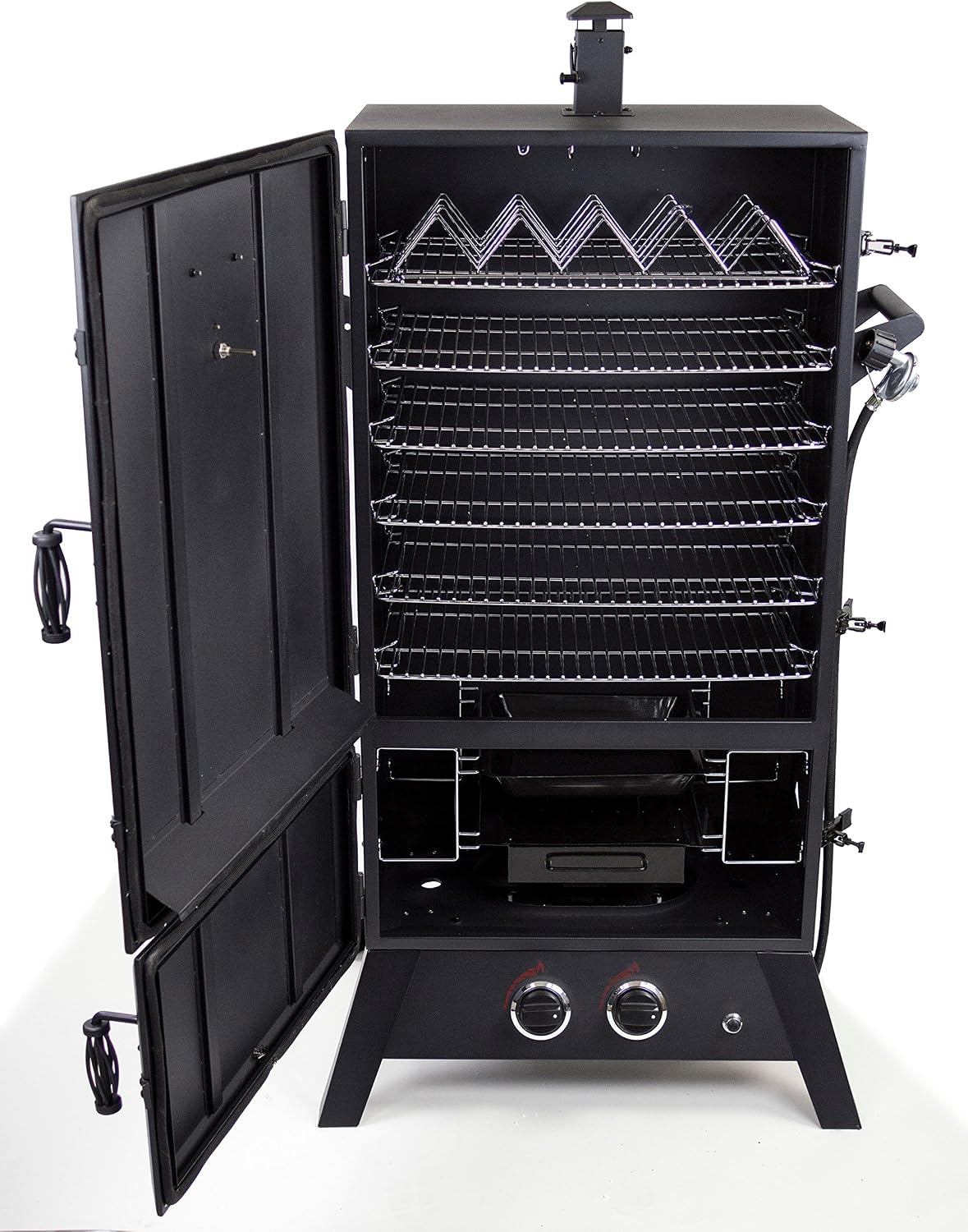 Dyna-Glo DGY784BDP 36" Vertical LP Gas Smoker, Black powder coat