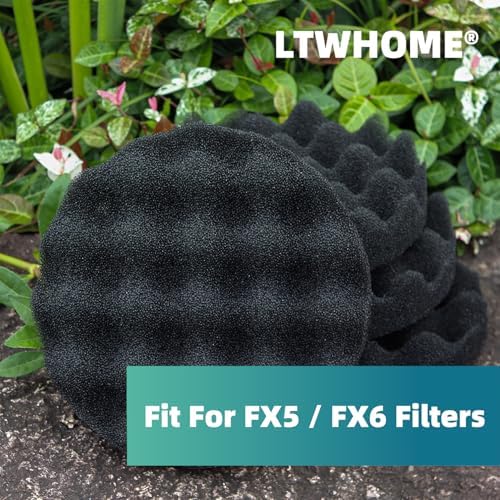 Bio-Foam Filter Pads Fit for Fluval FX5 / FX6 Filters (Pack of 6)
