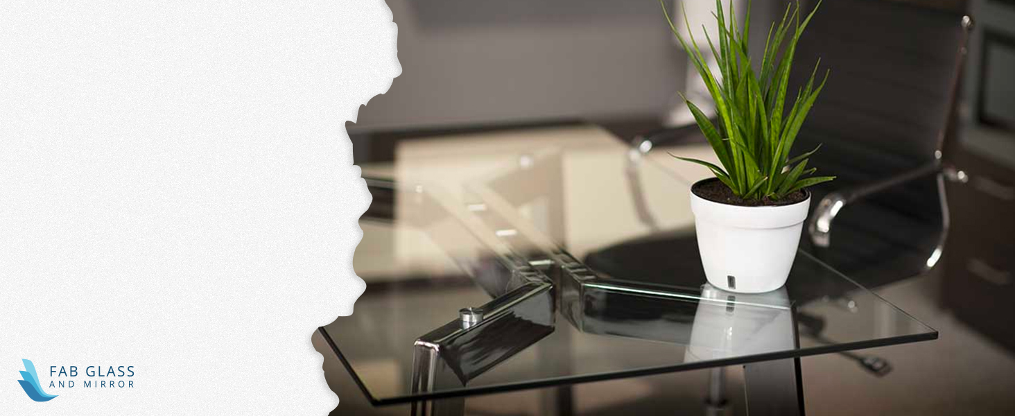Square Glass tabletop for living room