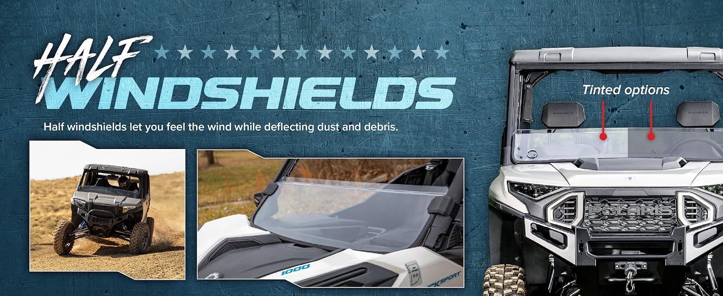 Half Windshields