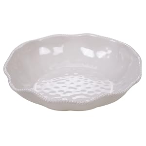 perlette cream serving bowl