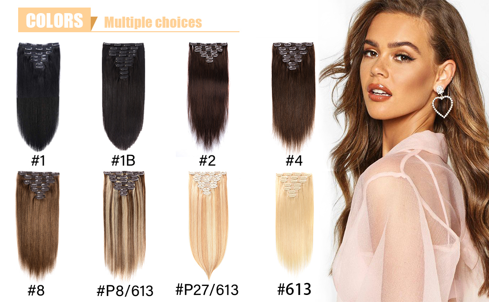 more choice about clip in hair extensions