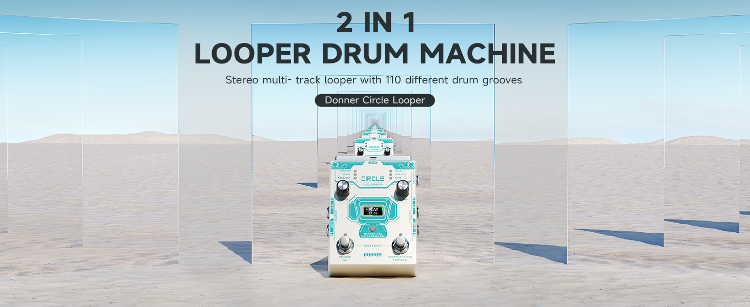 drum looper guitar pedal