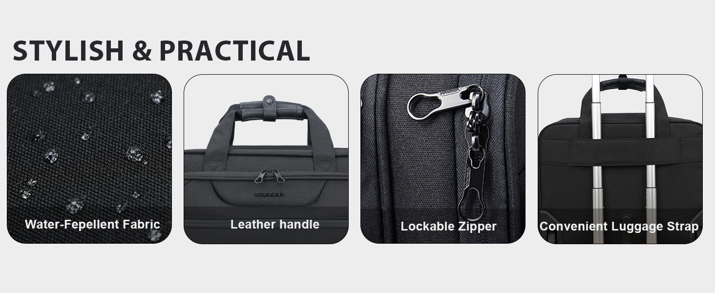 kroser rolling laptop bag