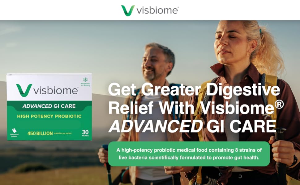 Get greater digestive relief with visbiome GI Care