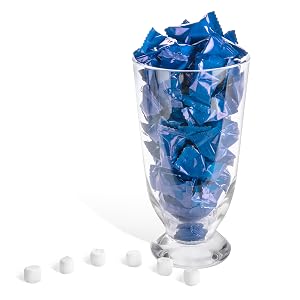 blue buttermints in jar