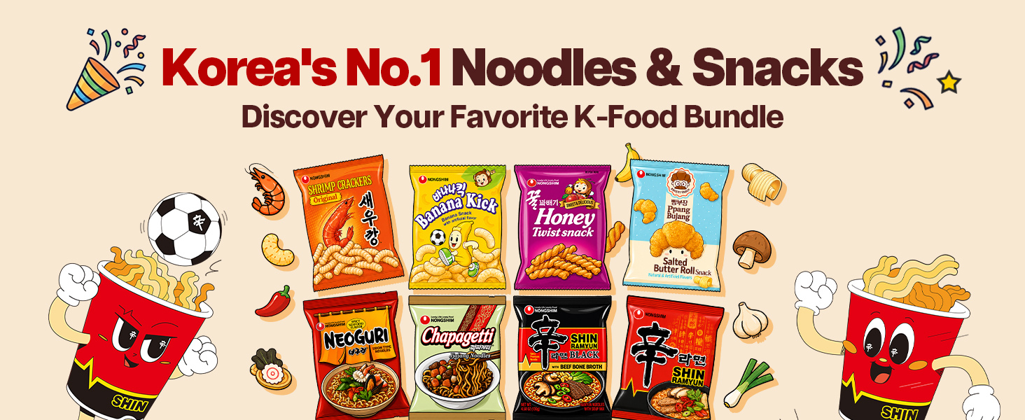 Nongshim Assorted Noodle &amp;amp;amp; Bundle