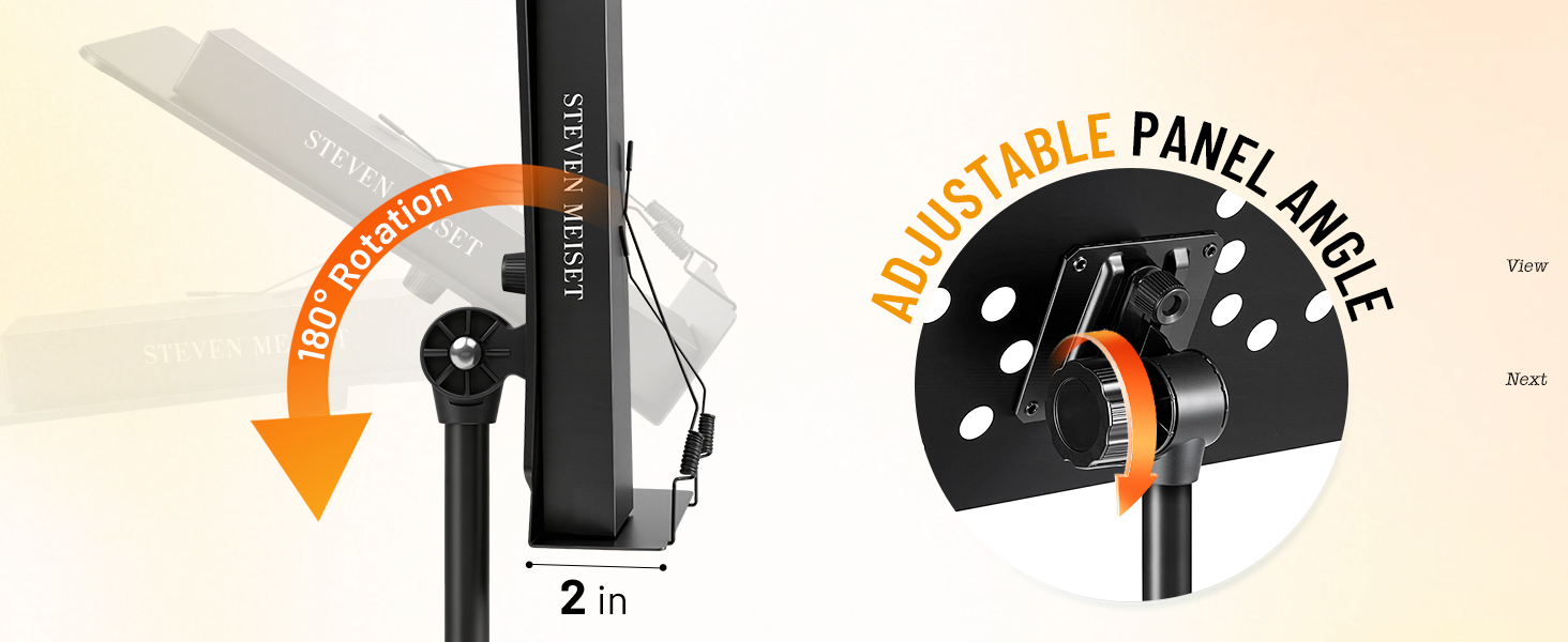 Standing &amp;amp;amp; Sitting Use Flexible Sheet Music Stand