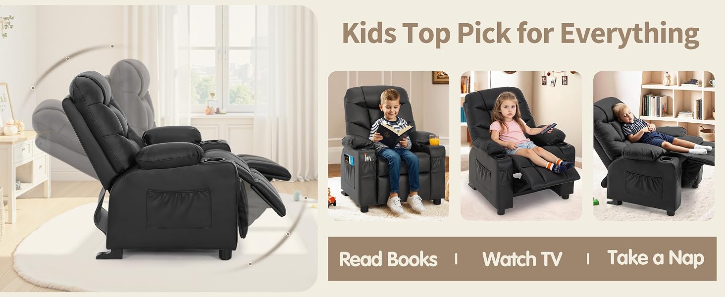 kids recliner chair