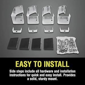 Bully,side step,truck accessories,durable,support,anti-slip,easy to install,rugged,customizable,pair