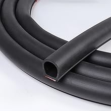 d shape car door seal