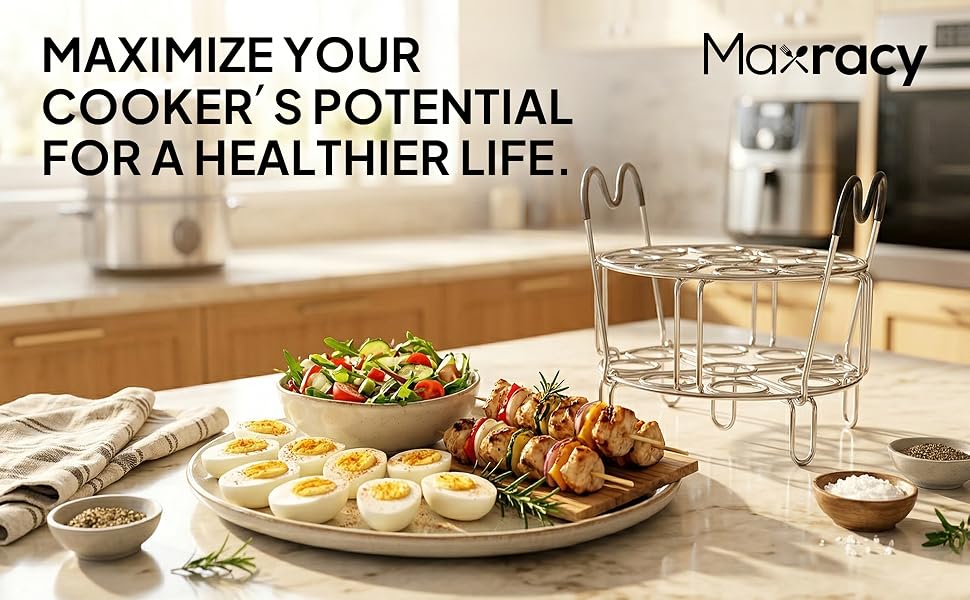 Stackable Egg Steamer Rack Trivet for Instant Pot Accessories