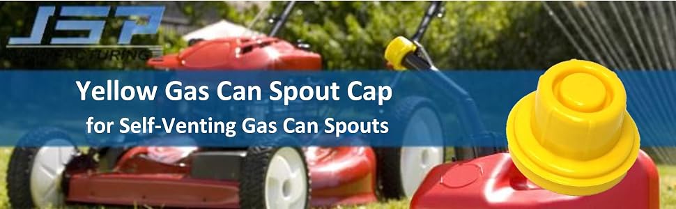 Yellow Gas Can Spout Cap