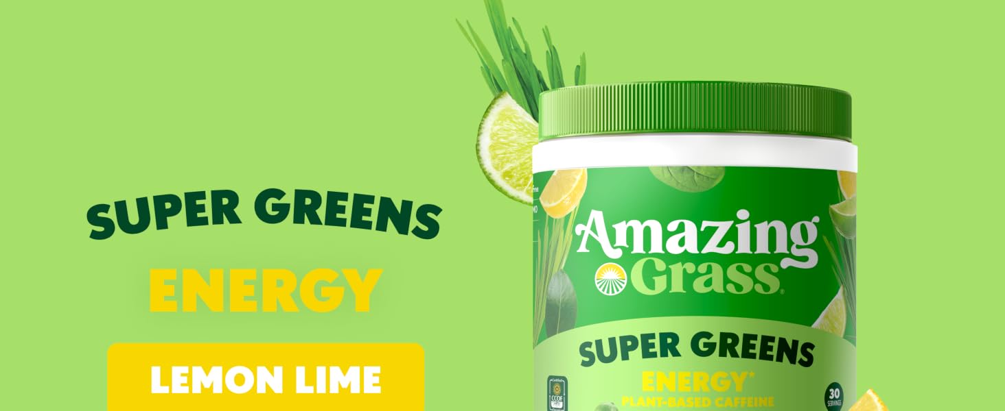 amazing grass energy, caffeinated greens, greens powder, green powder, green drink, greens superfood