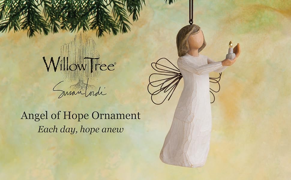 Sentiment: ”Each day, hope anew” written on hangtag