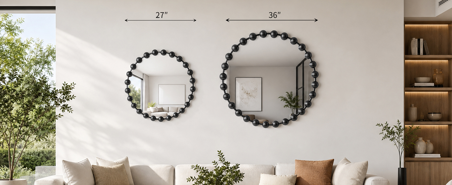 Round Mirrors for Wall Decor