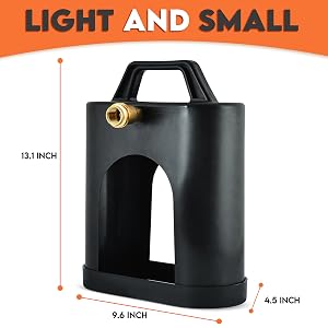 Flame King YSN1LBPB ProBoost Dual 1LB Propane Tank Carrier QCC Outlet