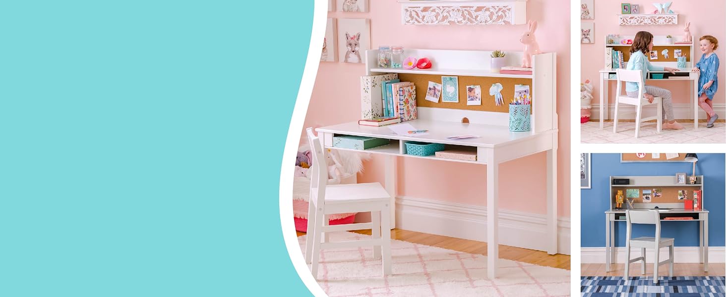 Martha Stewart Living and Learning Desk, Hutch and Chair Set