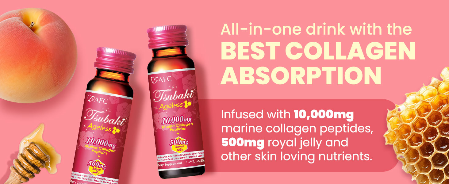 tsubaki ageless best collagen absorption