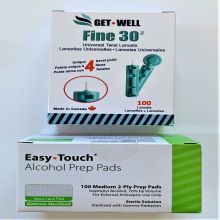 GET•WELL &amp; Alcohol Prep Pads Combo