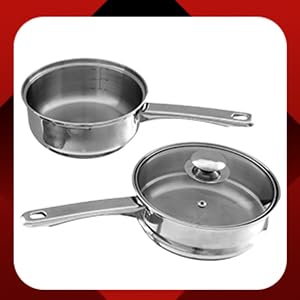 Double broiler pan set.