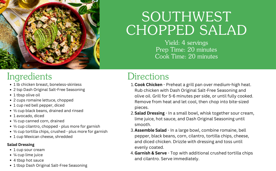 Dash Southwest Chopped Salad
