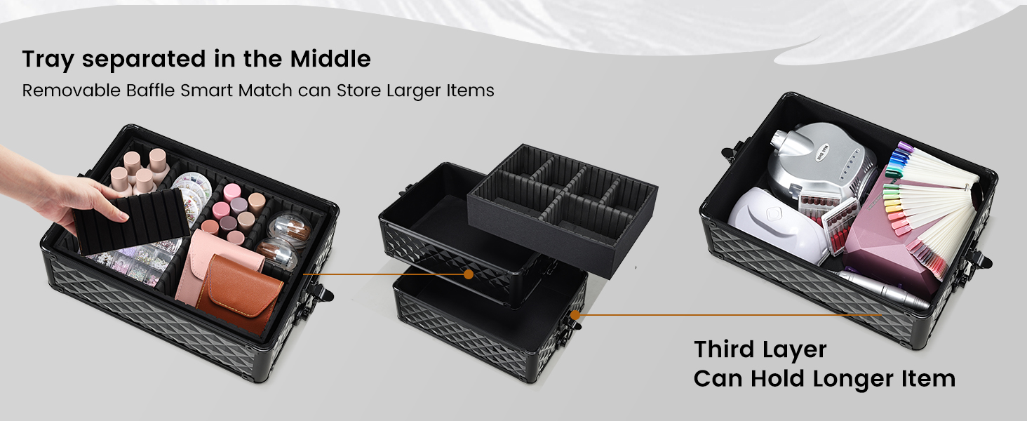makeup organizer case