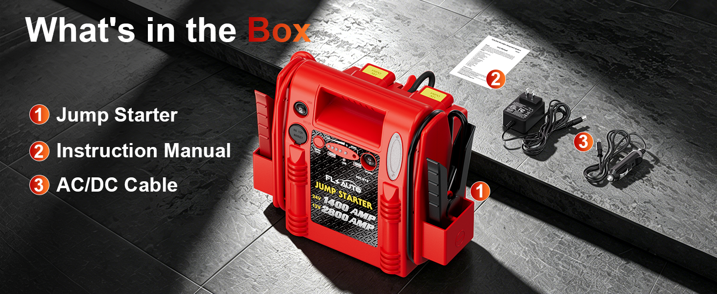 24V jump starter