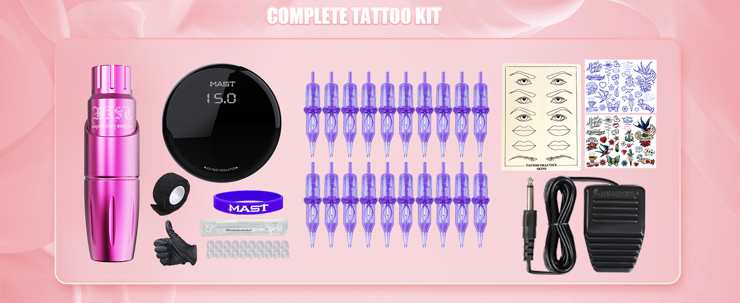 Complete tattoo kit for beginners