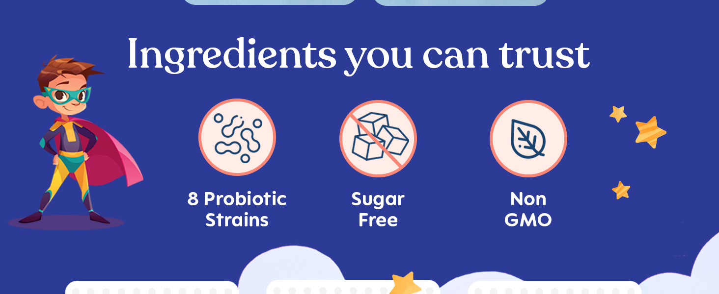 lovebug Toddler Probiotics Ingredients you can trust