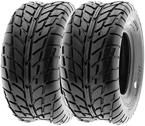 SunF 25x8-12 25x10-12 Hardpack Race Sport ATV UTV Tire 6 PR A021 - BUNDLE