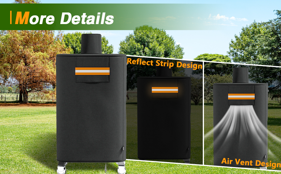 420D Heavy Duty 420D Grill Cover BBQ Protective Cover with Windproof Buckles
