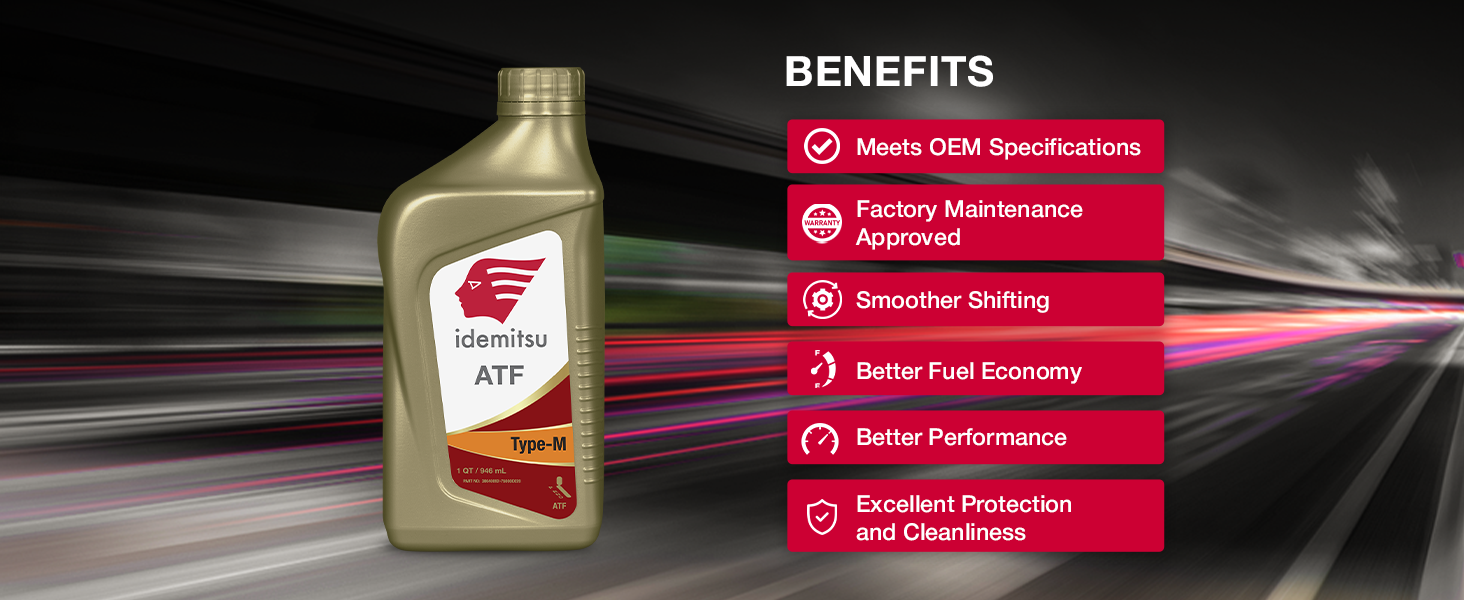 Idemitsu Automatic Transmission Fluid ATF Transmission Oil, Auto Transmission Fluid, Compatible
