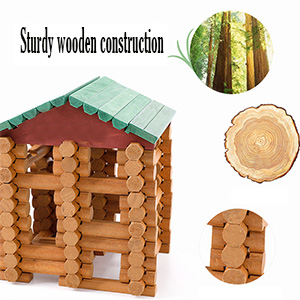wooden logs set