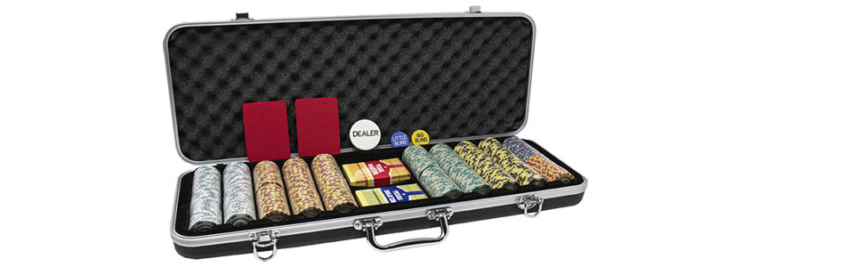 Monte carlo 500 poker chips set