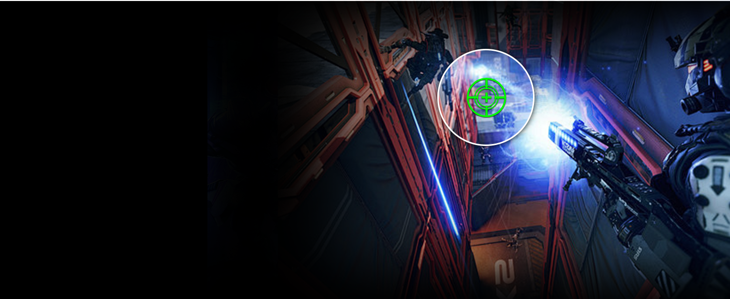 crosshair feature enhances accuracy by providing a fixed aiming point, ideal for precise shooting.