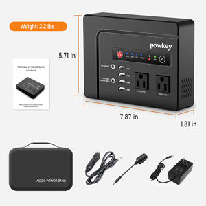 Portable Power Bank with AC Outlet
