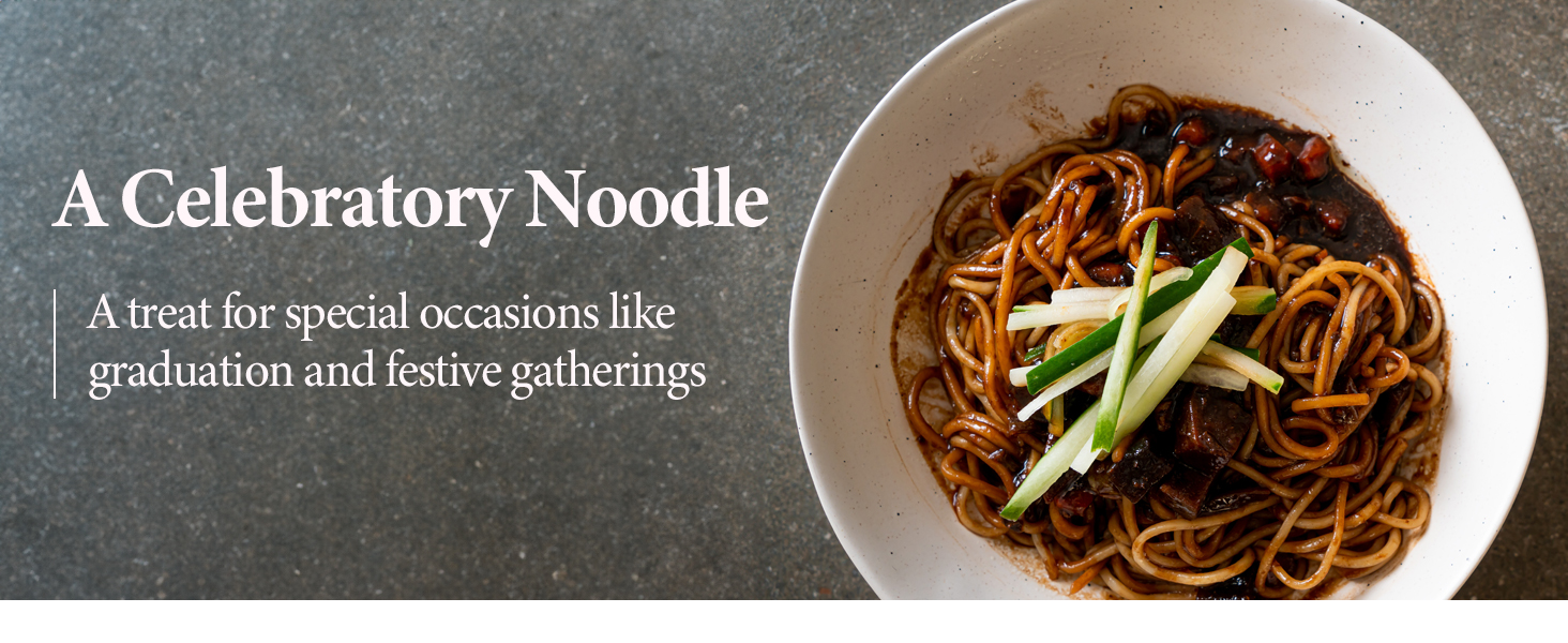 korean black bean jjajang noodle