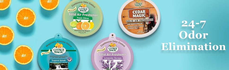 citrus magic, air freshener, solid air freshener, natural air freshener