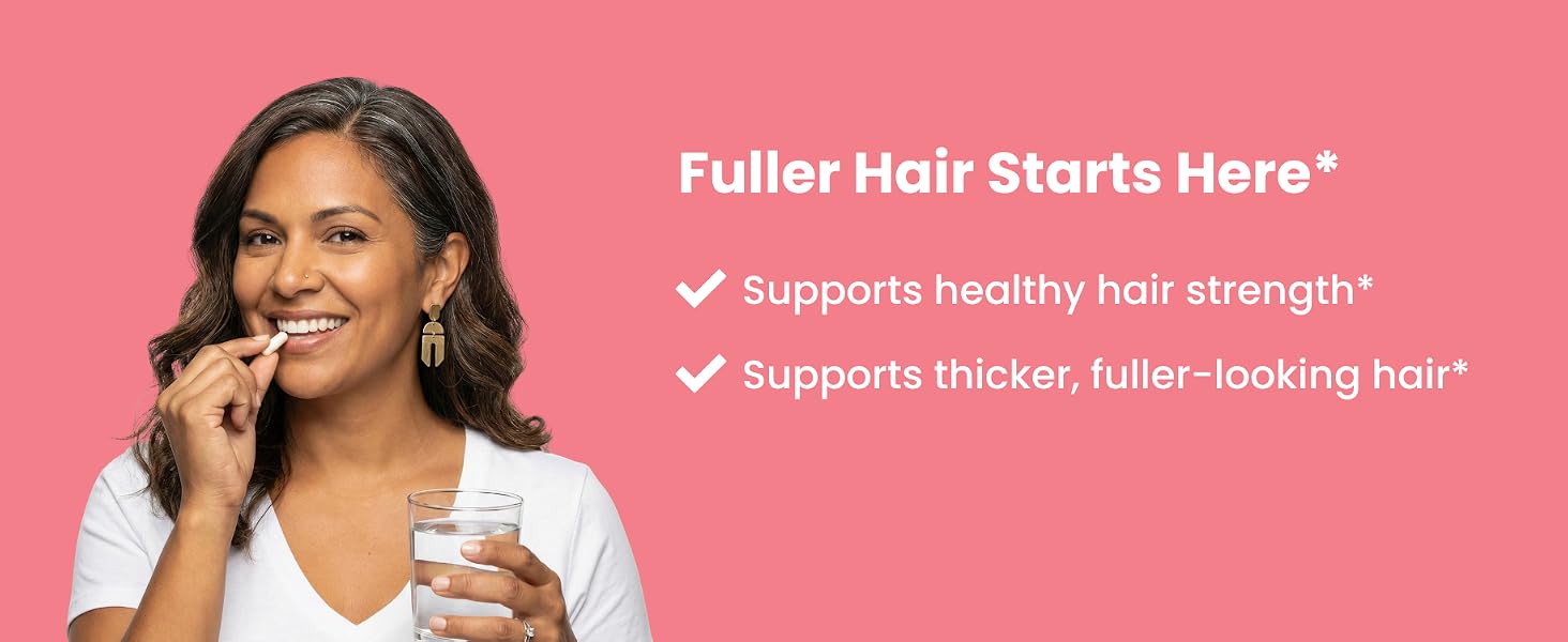 HairAnew Hair Vitamins for Hair Loss and Shedding - Supports Hair Strength - 11 Ingredients
