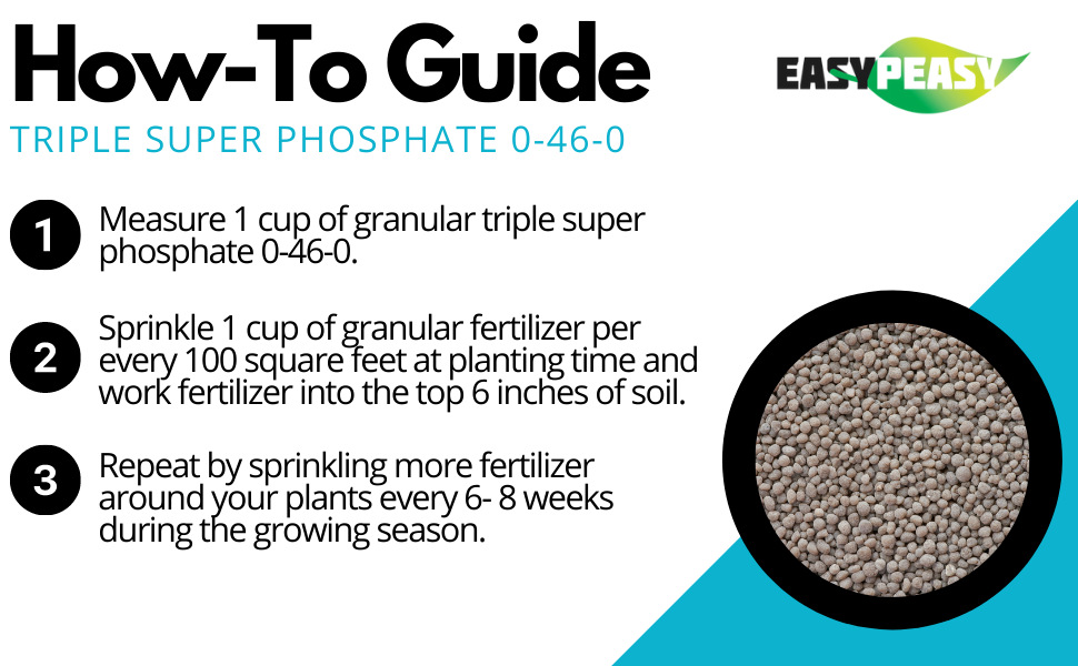 Easy application of phosphate fertilizer plant food garden flower shrubs indoor and outdoor plants