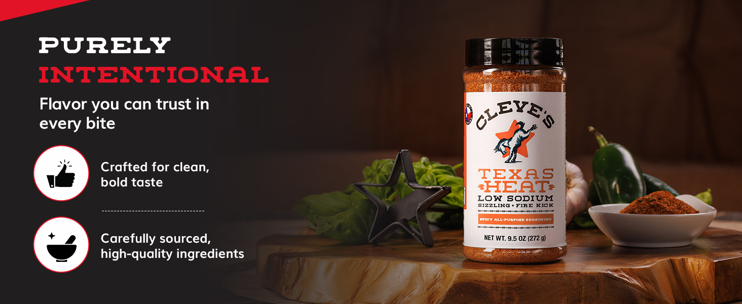 Tasty seasonings with low sodium
