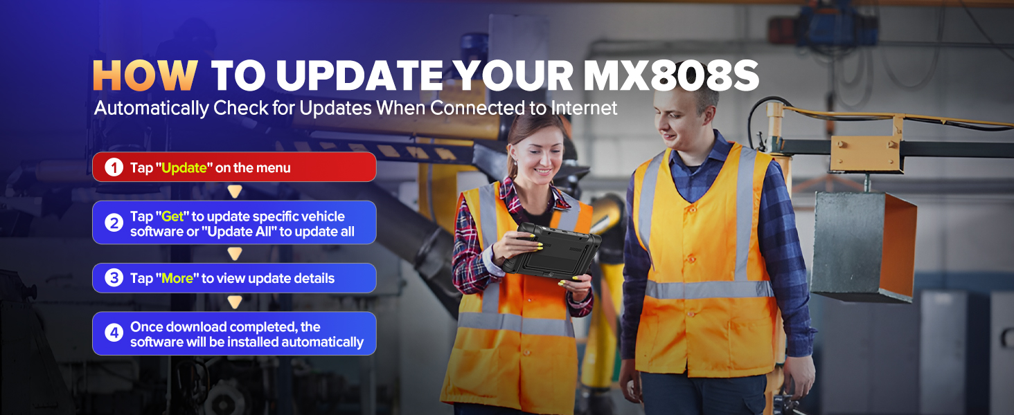 Autel Scanner MaxiCheck MX808S-A+14