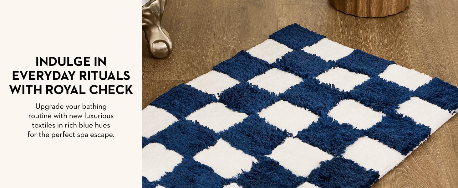 Navy Check to blend seamlessly with our Royal Check Collection.