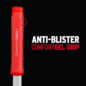anti-blister comfortgel grip reduces impact to keep you working longer