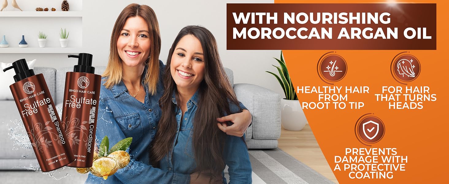 argan shampoo and conditioner set moroccan oil