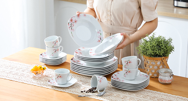 dinnerware sets with cups