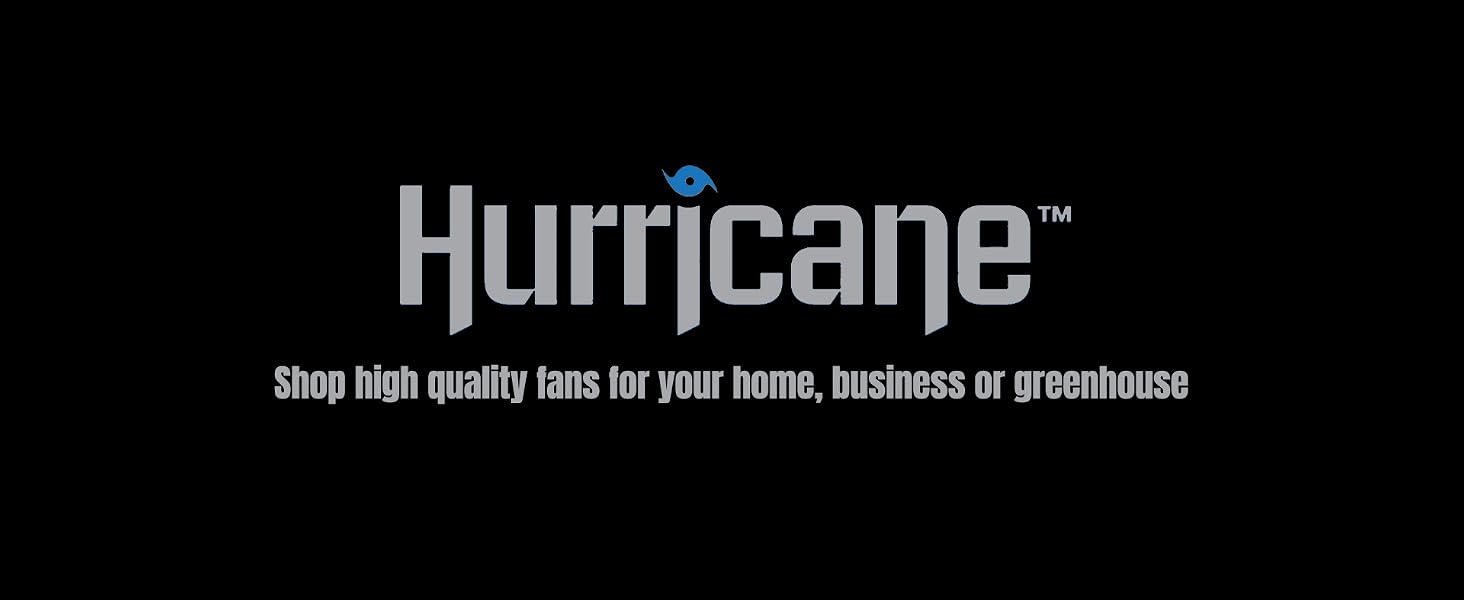 Hurricane 6" Commercial Grade Inline Wall Fan For HVAC &amp; Ventilation